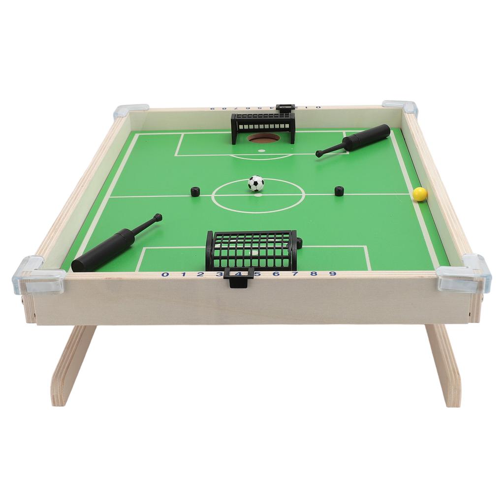 Tabletop Football Game Portable Birch Wood Interactive Magnet Soccer Game for Friends Family