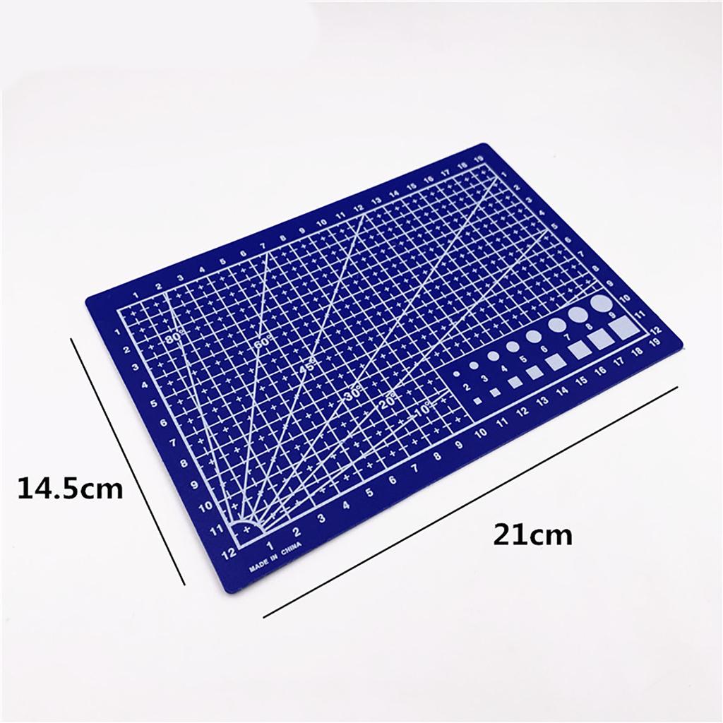 A5 Art Self PVC Cutting Mat Double Sided Gridded Rotary For Craft Fabric
