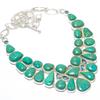 Tibetian Turqouise,Blue Topaz Gemstone Handmade 925 Silver Jewelry Necklace 18" JCN378-27
