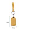 PU Leather Card Holder Keychain Key Ring Door Lock Access Tags ID Card Case Keychain Access Card Bag Key Tag Ring