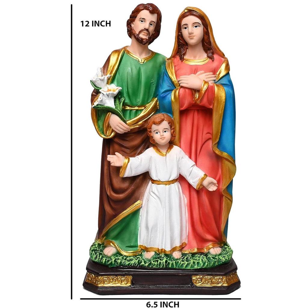 The Holy Family 11  INCHES OR  12 INCHES  Catholic Statues for Home/Living Room/Prayer Room/Gifting