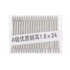 20pcs Watch Pin Bar Spring Bars Watches Strap Link Wristwatch Band Steel Tool Repair (1.8*24)