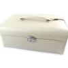 [N4495] - Beige 'Clara' Jewelry Box - 31x21x11. 5cm