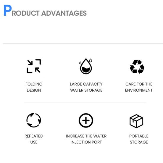 Складной мешок для воды 450 мл, пищевой класс, не содержит BPA, герметичный, легкий, гибкий, бутылка для воды, товары для кемпинга