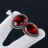 Red Garnet Gemstone Handmade 925 Sterling Silver Jewelry Pendant, Red Garnet Handcrafted Jewelry Pendant Necklace, Thanks Giving Gifts