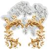 Baroque Silicone Molds Curlicues Relief Scroll Lace Fondant Mold Cake Decorating Tools Cupcake Topper Candy Chocolate Gumpaste Mold