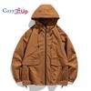 Cozy Up Mens Windproof Jacket Waterproof Lightweight Mountain Jacket for Men Hooded Windbreaker Raincoat