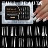 288PCS/ Box 3D Quick Building Mold Tips Nail Extension Gel False Nail Dual Forms Finger Extension Tool