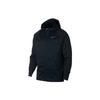 Solid Color Casual Sports Knit Hooded Jacket Men Outerwear Black 931997-010