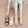 New Summer Flat Sandals for Women Fashion Soft Bottom Non-Slip One-Strap Casual Outdoor Wear Trendy Ladies Sandals