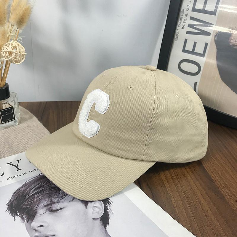 Soft Brim Trendy Baseball Cap For Women And Men Ins Letter Design Sun Hat
