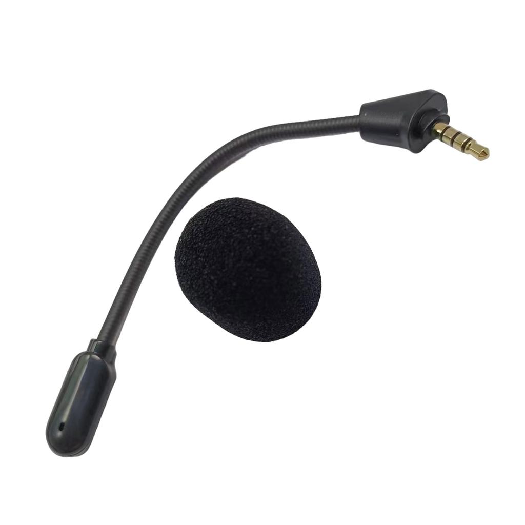 Replacement for HyperX Cloud II Wireless Headset 3.5mm Detachable Unidirectional Game Boom Microphones