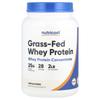 Grass-Fed Whey Protein, Unflavored, 907G (2Lb)