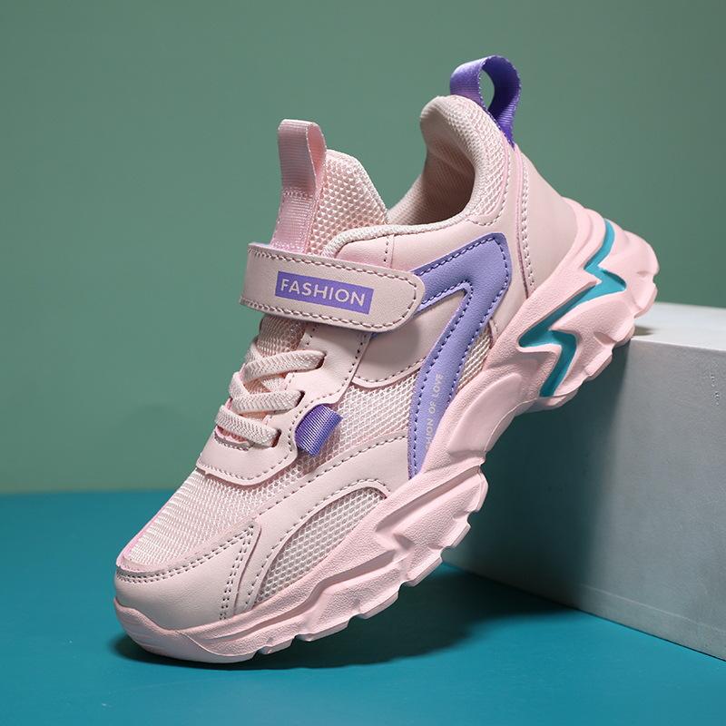 New Mesh Medium and Older Children's Sports Shoes, Light Primary School Children's Running Spring Boys' Soft-soled Breathable Shoes