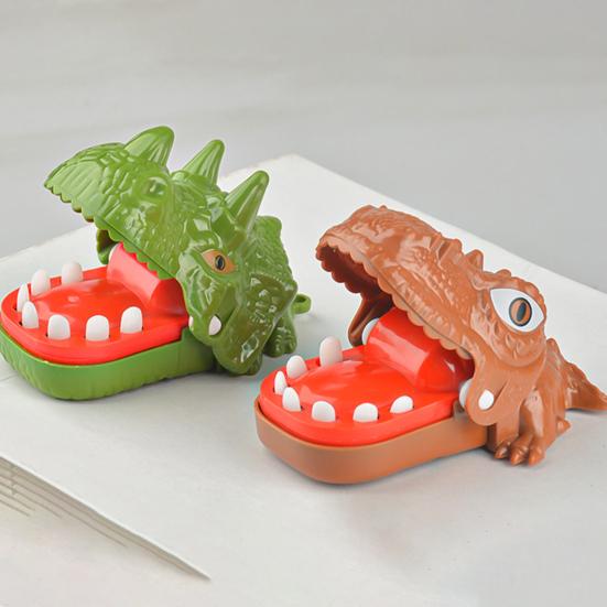 Biting Hand Fun Portable Toy Mini Dinosaur Parent-child Interaction Creative Battery-Free Game for Kids