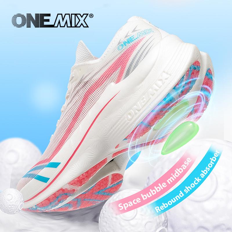 onemix New Carbon Plate Marathon Running Shoe Pro Tests Stable Support For Shock-absorbing Ultralight Bounce Sneakers