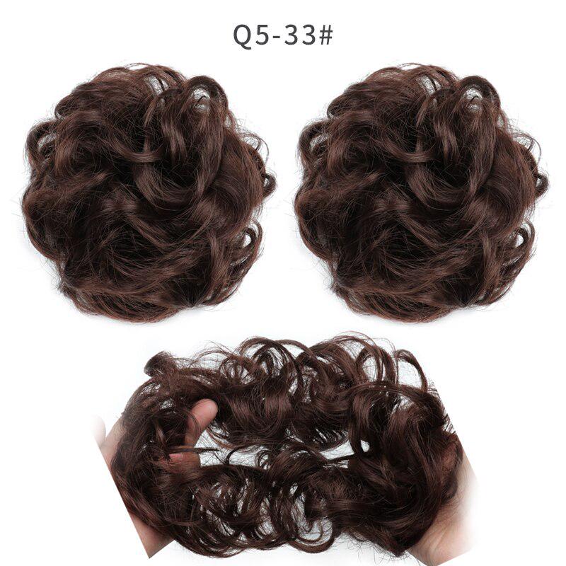 Women Ladies New Pony Tail Messy Curly Hair Extension Bun Hairpiece Scrunchie