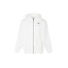 Zipper Front Fleece Hooded Jacket Women Jackets White DD5635-100