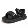Fashion Children Cross Sandals Kids Summer Beach Shoes Fashion Girls Causal Sport Sandals Solid Color Simple Open-toe Size 26-37