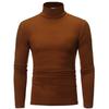 Men's Autumn Winter Turtleneck Long Sleeve Slim Pullover Sweater Blouse Top