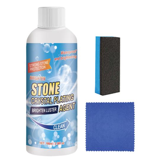Stone Crystal-Plating Agent Stone Surfaces Stain-Resistant Waterproof Detergent PH-balanced Oil-resistant Stone Cleaner