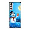Phone Case For Samsung S22 5G S21 Ultra S20 FE S10 Plus Lite Christmas Santa Snowman Soft Silicone Cover For Galaxy S9 S8 S7 A91