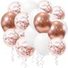 100 PiecesBalloons RubberBalloons Decoration BlizzardBalloons Party Graduation Opening Anniversary Wedding Celebration Rose G