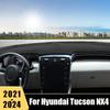 Для Hyundai Tucson NX4 2024 крышка приборной панели автомобиля, избегайте легкого коврика, нескользящая подкладка, коврики для приборной панели, аксессуары