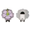 Magnetic Golf Ball Marker with Hat Clip Rustproof Corrosion Resistant Metal Flower-Shaped Golf Ball Marker Accessories
