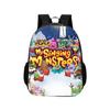 New Monster Concert Anime Backpack Kindergarten Children's Cartoon Book Bag Mochila Anime Children's Toy Gift
