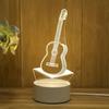 Creative Led Night Light Usb Plug Night Light Monochrome Bedside 3d Night Light