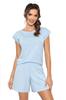 Women's Cotton Pajamas with Shorts - Sky 1/2 Donna Sp. Limited Partnership