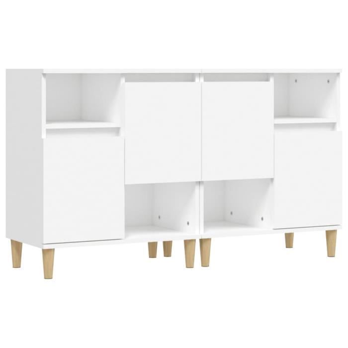 VidaXL Buffets 2 Pcs White 60x35x70 Cm Engineered Wood 3185719