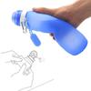 600ml Collapsible Folding Drink Water Bottle Kettle Cup Silicone Travel Outdoor Sports Bike Cycling Accessory Marathon Aquarius