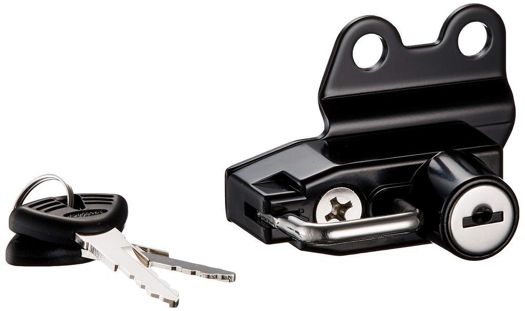 Kijima Bike Parts Helmet Lock Holder Steel CB750 Black Anti-Theft ('92-'08) 303-1568