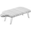 (Yamazaki) Scandinavian-style Lightweight Ironing Board, Checkered Gray, Approximately W69 X D37 X H20cm, Steel Mesh Construction, with Hange