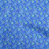 Georgette Viscose Medium Blue Fabric Floral Dress Material Fabric Print Fabric By The Yard 42 Inch