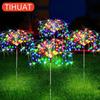 Solar Powered LED Floor Fireworks, DIY Fairy Light Strings, Garden Lawn Decorations, Wedding Party & Christmas Landscape Lighting
