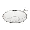 24cm Shallow Strainer with Stainless Made In Flat Kitchen Utensil (Styleneo) Handle, Steel, Japan, Tsubame-Sanjo, Popular, Strainer, (24cm)