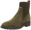 Fashion Boots Rib Knit Short Boots Khaki Cm 2E [Unisa] 22.5