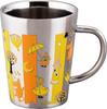MOOMIN 80th Anniversary Double Mug Stainless Steel Large 360ml Diameter 9 X 11cm Keeps Drink Temperature Prevents Condensation 80th Anniversary Play