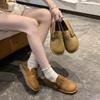 Women's Breathable Driving Casual Shoes Slip-On Business Formal Bean Bean Leisure Leather Shoes Summer Trendy Versatile Loafers