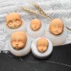 Q Version Baby Face Silicone Molds 3D Facial Mould Doll Modification Accessories Clay Head Sculpey