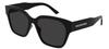 Balenciaga Sunglasses Unisex Asian Fit BB0215SA 001 Black Grey