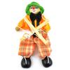Funny Colorful Pull String Puppet Vintage Clown Wooden Marionette Handcraft Toys Joint Activity