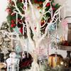 5Pcs Acrylic Clear Snowflake Hanging Decoration Icicles Ornaments Set Christmas Tree Pendant Christmas Decorations Gifts