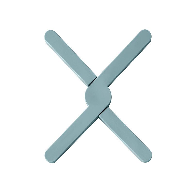 TPR Heat Resistant Pad Foldable Non-Slip Pot Pan Mat Table Placemat Dish Plate Cross Holder Coaster Kitchen Table Trivet