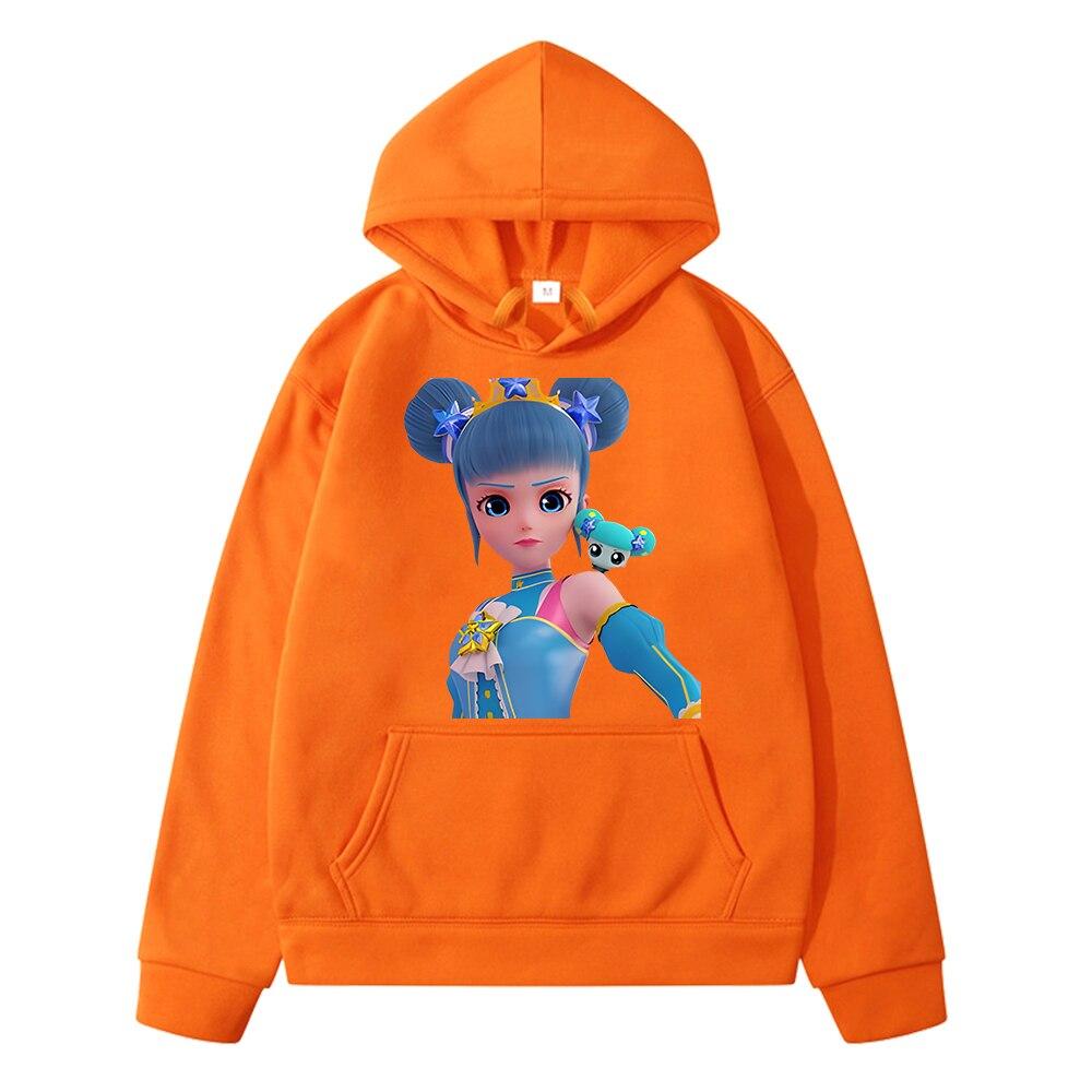 Tini Ping Hoodies Sweatshirt Autumn Anime Hoodie Kids Clothes Girls Y2k Sudadera Boys Fleece Pullover Jacket Children Clothing