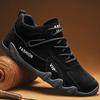 Labor Protection Shoes Men's Construction Site Work Shoes Wear Resistant High Top Shoes Casual Driving Car Boots