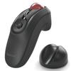 ELECOM Relacon Handheld Trackball Mouse with Media Control Buttons, Stand, Quiet, Bluetooth, Black, M-RT1BRXBK